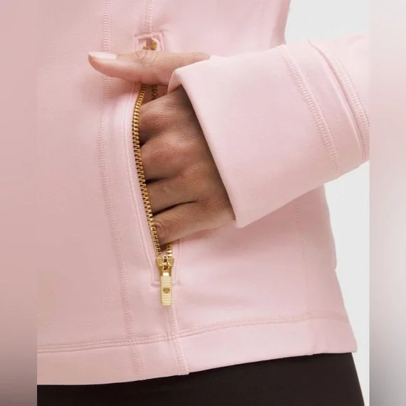 Lululemon NWT Define Jacket Full Zipper, zipper pocket Blissful Pink Gold 12 - Picture 6 of 15